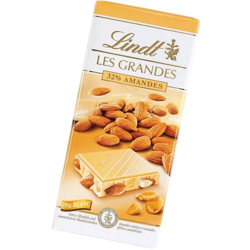 Lindt Les Grandes 32% Mandeln Weisse Schokolade von Lindt