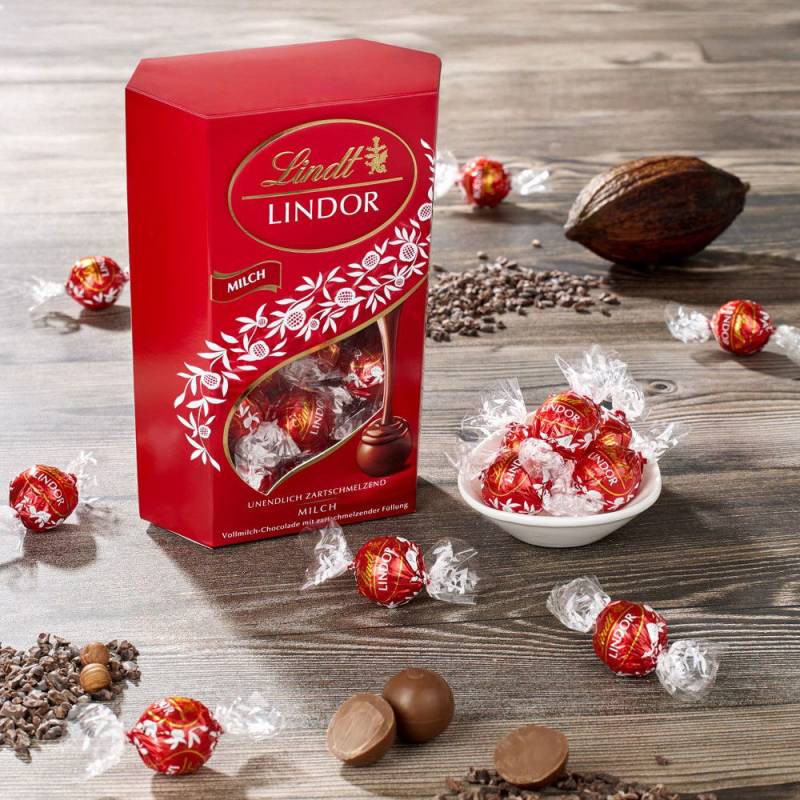 Lindt Lindor Cornet Schokoladen-Kugeln Milch von Lindt