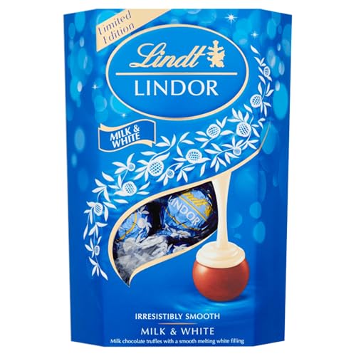 Lindt Lindor Milk & White Chocolate Trüffel, 1,6 kg von Lindt