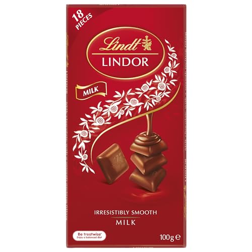 Lindt - Lindor Vollmilch Schokolade Pralinen Stückchen - 18St/100g von Lindt