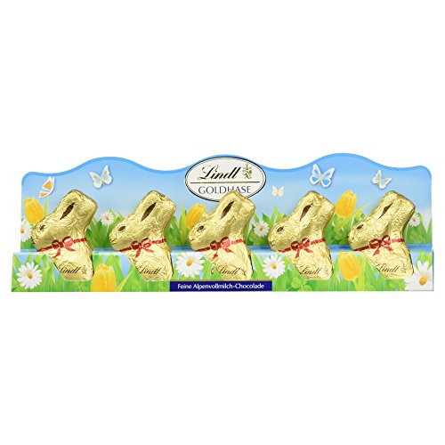 Lindt Mini Goldhase, 5 Stück, 50g von Lindt