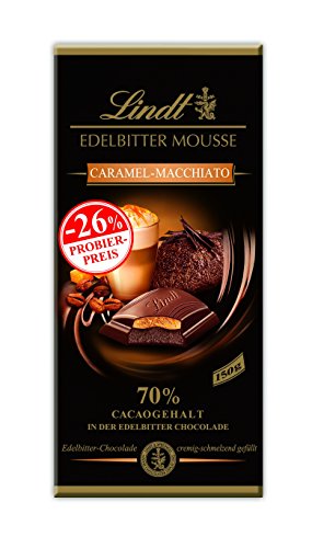 Lindt Promotion, Edelbitterschokolade mit dunkler Mousse au Chocolat und Kaffee-Caramel-Crème, 13er Pack (13 x 150 g) von Lindt