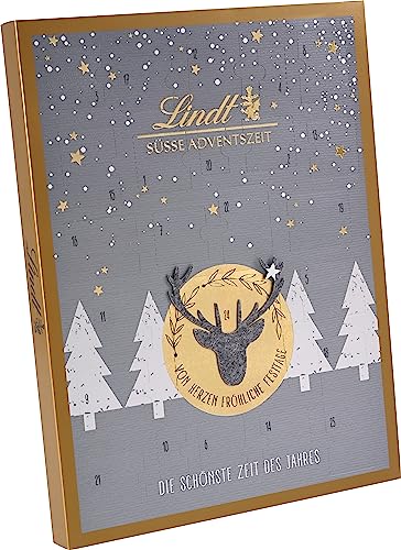 Lindt Schokolade Adventskalender Filz Edition 2023 | 275 g | Adventskalender mit Filzapplikation und süßen Überraschungen hinter 24 Türchen | Schokoladen-Geschenk | Weihnachtsschokolade von Lindt