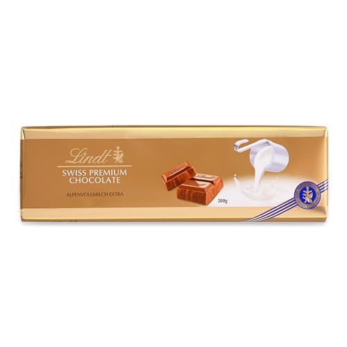 Lindt Schokolade Vollmilch Extra | 300 g Tafel | Aus feinster Vollmilch-Schokolade | Schokoladentafel | Schokoladengeschenk von Lindt