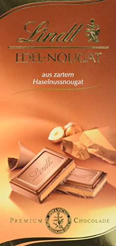 Lindt & Sprüngli Nougat Tafel, 10er Pack (10 x 100 g) von Lindt & Sprüngli