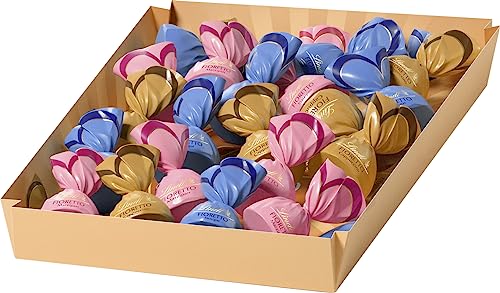 Lindt Schokolade - FIORETTO Minis Sharing Box | 230 g | Ca. 20 Vollmilch Pralinen in den Sorten Marzipan, Cappuccino und Nougat, alkoholhaltig | Pralinengeschenk | Schokoladengeschenk von Lindt