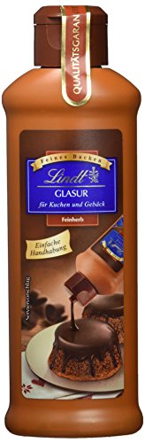 Lindt Schokolade - GLASUR Feinherb | 10 x 200 g | Glasur feinherb für einen feinen Überzug bei Kuchen, Torten, Gebäck oder Eis | GLASUR | Backen | Schokoladengeschenk von Lindt