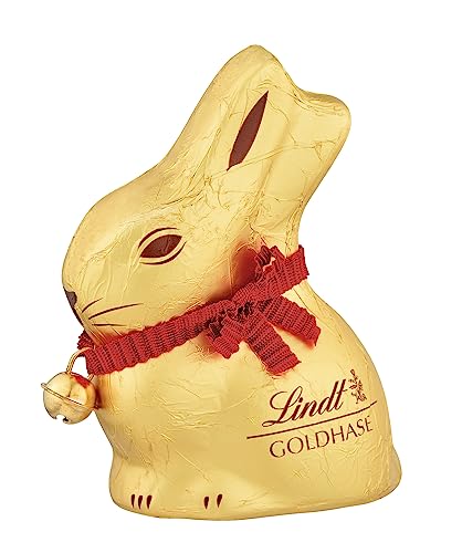 Lindt Schokolade GOLDHASE | 32 x 50 g GOLDHASE | Vollmilch-Schokolade in Hasenform zu Ostern | Osterschokolade | Schokoladengeschenk | Schokoladenhase | Osterhase von Lindt