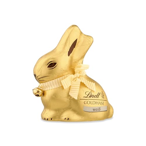 Lindt Schokolade GOLDHASE | 4 x 100 g GOLDHASE | Weiße Premium Schokolade in Hasenform zu Ostern | Osterschokolade | Schokoladengeschenk | Schokoladenhase | Osterhase von Lindt