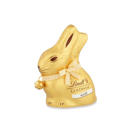 Lindt Schokolade GOLDHASE | 8 x 50 g GOLDHASE | Weiße Schokoladen in Hasenform zu Ostern | Osterschokolade | Schokoladengeschenk | Schokoladenhase | Osterhase von Lindt