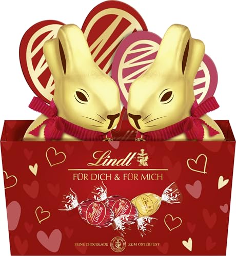 Lindt Schokolade Goldhase im Nest Herz | 195 g | Oster Schokolade für Kinder | Schokoladengeschenk von Lindt