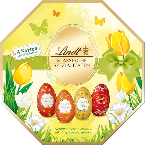 Lindt Schokolade Klassische Spezialitäten Kassette | 214 g | Oster Schokolade | Schokoladengeschenk | Ostereier | Schokoeier von Lindt