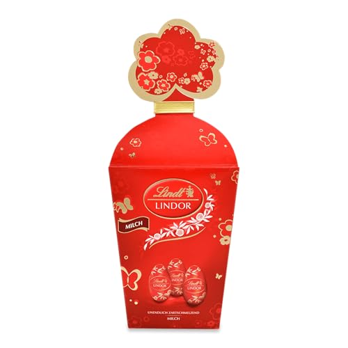 Lindt Schokolade LINDOR Ei | 150 g | LINDOR Milcheier mit unendlich zartschmelzender Füllung | Ostereier | Oster Schokolade | Schokoladengeschenk von Lindt