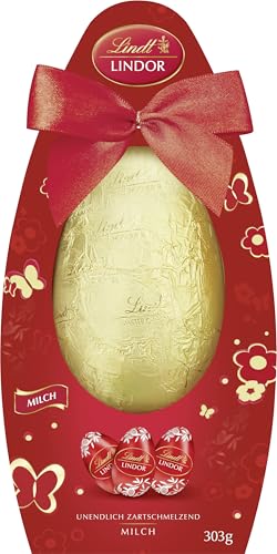 Lindt Schokolade LINDOR Präsent-Ei | 303 g | Schokoladengeschenk | Osterschokolade | Ostereier von Lindt