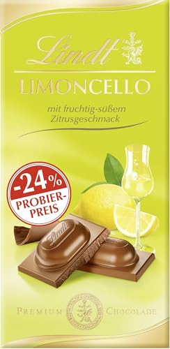 Lindt Schokolade Limoncello | 100 g Tafel | zartschmelzende Vollmilch-Schokolade mit fruchtigem Limoncello Geschmack | Schokoladentafel für Genießer | Schokoladengeschenk von Lindt