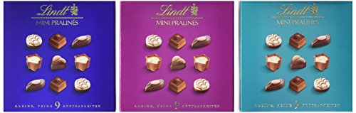 Lindt Schokolade Mini Pralinés Pralinen-Schachtel, Schokoladen-Geschenk (1 x 44 g) von Lindt