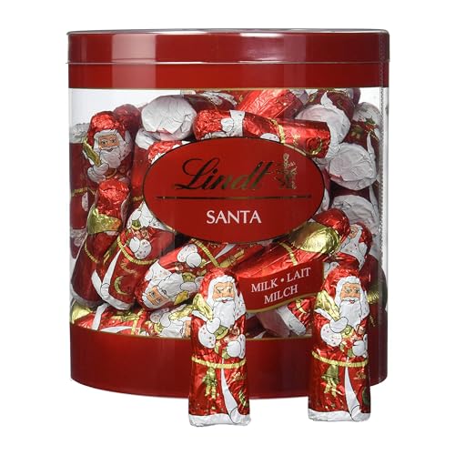 Lindt Schokolade Mini Weihnachtsmann | 700 g Packung | Weihnachtsmänner aus feinster Vollmilchschokolade | Schokoladen-Geschenk zu Weihnachten von Lindt