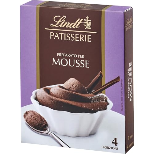 Lindt Schokolade - PATISSERIE Mousse au Chocolat | 6 x 110 g | Backmischung für 4 Portionen fluffige Mousse al Cioccolato aus feinster Schokolade | Patisserie | Backmischung | Schokoladengeschenk von Lindt