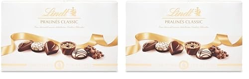 Lindt Schokolade - Pralinen Für Kenner Classic | 200 g | Schachtel mit 20 Pralinen in 11 köstlichen Sorten mit und ohne Alkohol | Pralinengeschenk | Schokoladengeschenk (Packung mit 2) von Lindt