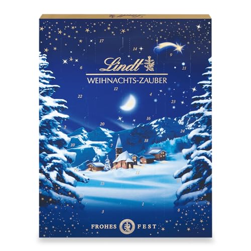 Lindt Schokolade Weihnachts-Zauber Adventskalender 2024 | 265 g | Milchschokolade und Weihnachtspralinen | Schokolade für die Weihnachtszeit | Schokoladen-Geschenk von Lindt