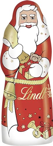 Lindt Schokolade Weihnachtsmann , 40g , 15 x 40 g , Weihnachsmann aus feinster Alpenvollmilch Schokolade , Weihnachtsmann , Schokoladen-Geschenk zu Weihnachten , Weihnachtsschokolade von Lindt