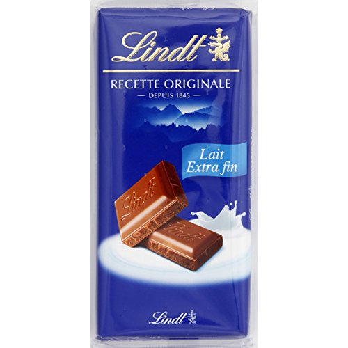 Lindt Schokolade feinstdrähtige Rezept Milch Packung mit 3 100g tabletten von Lindt
