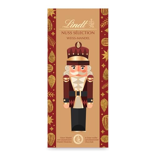 Lindt Schokolade zu Weihnachten | 150g | Nuss Sélection Mandel Tafel | Mandelschokoladentafel | Schokoladengeschenk von Lindt