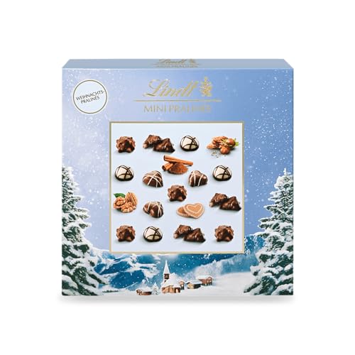 Lindt Schokolade zu Weihnachten | 90g | Winter-Zauber Mini-Pralinés | Winterlich leckere Mini-Pralinen | Schokoladengeschenk von Lindt