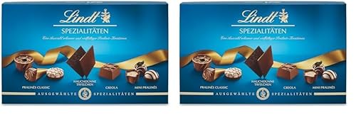 Lindt Spezialitäten 250g | Schokolade | Kreationen | Alkohol | Pralinengeschenk | Schokoladengeschenk (Packung mit 2) von Lindt