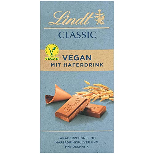 Lindt Vegan Classic (Vegane Schokolade laktosefrei mit Hafer) 100g x 20 (2000g) von Lindt