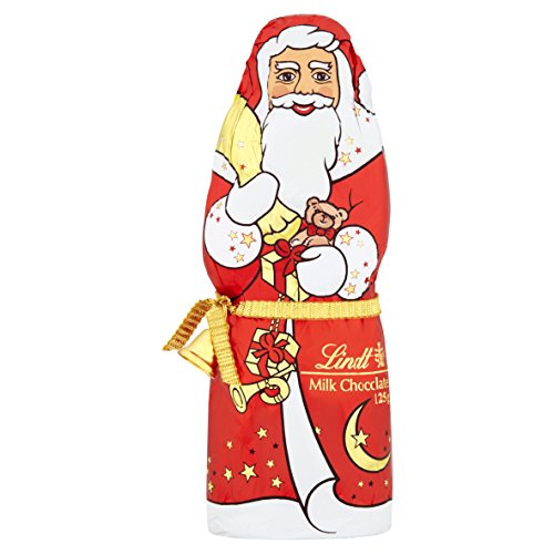 Lindt Weihnachtsmannmilch Hohlfigur 125g x 18 - Das Geschenk für die Liebsten oder um besondere festliche Anlässe zu markieren, 18 Stück von Lindt