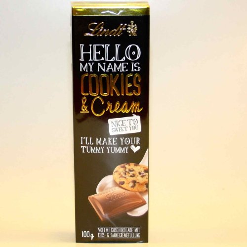 Lindt&Sprüngli GmbH, Lindt Hello Cookies Cream 2x100g Tafeln von Lindt