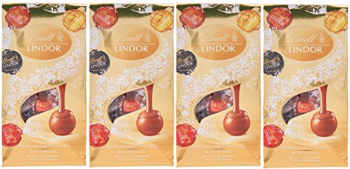 Lindt & Sprüngli Lindor Mischbeutel, 4er Pack (4x 137 g) von Lindt & Sprüngli