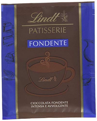 Lindt & Sprüngli Trink-Chocolade, Zartbitter, Trinkschokolade im 20g Portionsbeutel, Getränkepulver, 25 x 20 g, 500 g von Lindt & Sprüngli