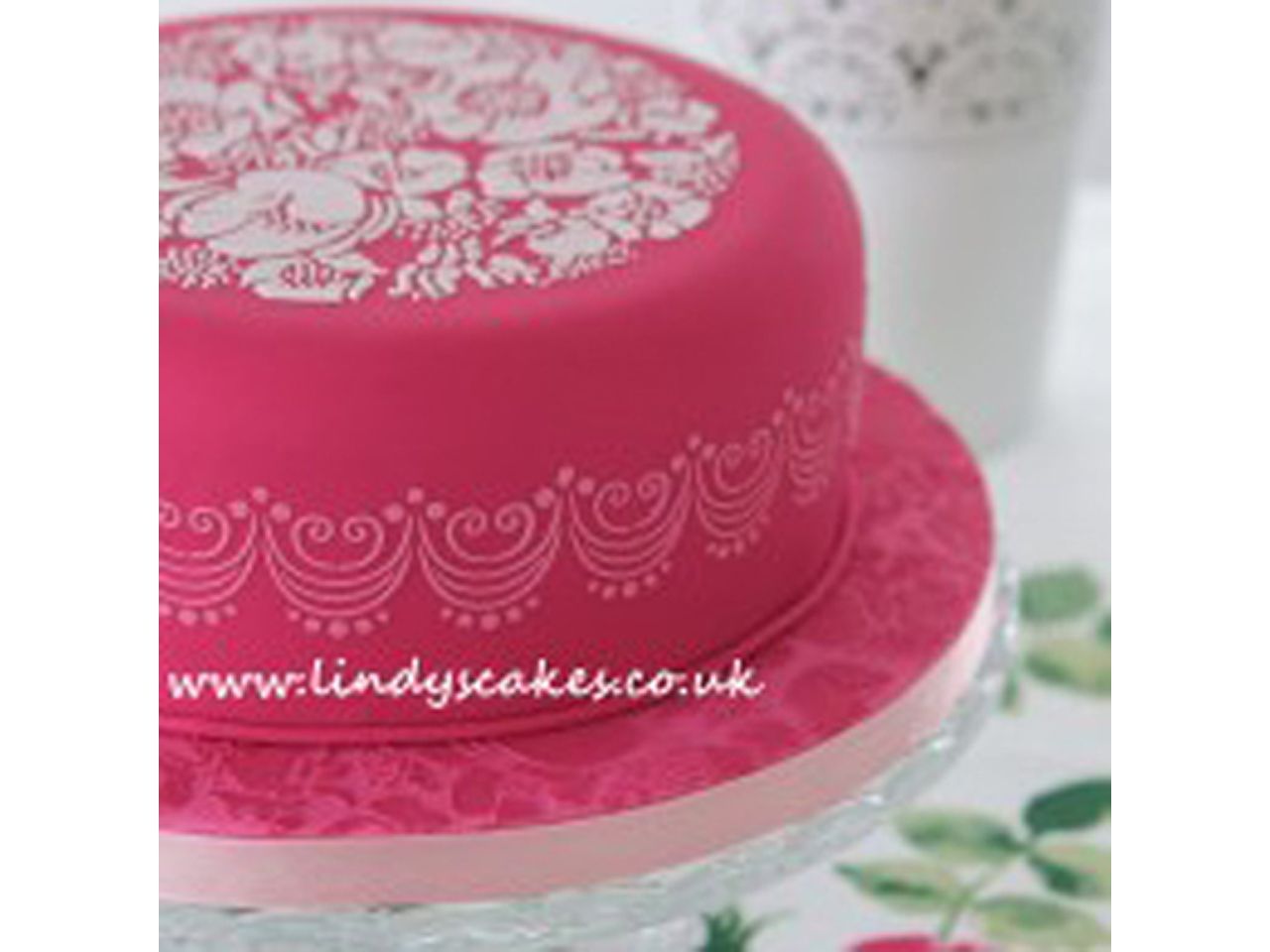 Lindy Smith Design Stencil - Sommer-Rosen von Lindy Smith