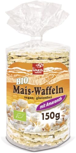 Linea Natura Bio Maiswaffeln mit Amaranth, vegan und glutenfrei, 150g von Linea Natura