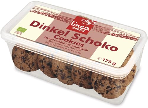 Dinkel Schoko Cookies 12 x 175 gr von Linea Natura