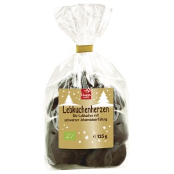 Lebkuchenherzen mit Johannisbeerfüllung von Linea Natura