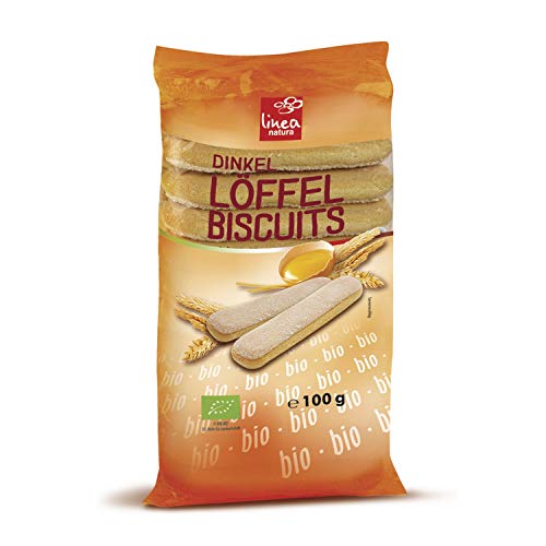 Linea Natura Bio Dinkel Löffelbiscuits, mit 26% Ei Anteil, 100 g von Linea Natura