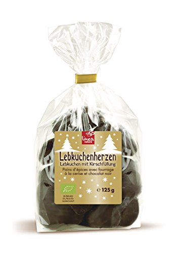 Linea Natura Bio Lebkuchenherzen, gefüllt Kirsche (1 x 125 gr) von Linea Natura