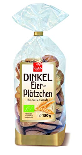 Linea Natura Dinkel Bio Eierplätzchen, Kekse mit 38% Bio Ei, 150g von Linea Natura