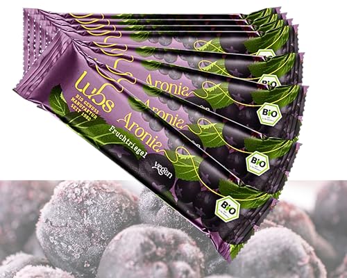 Snack Bag - 10x Bio Fruchriegel| Bio&Vegan| Fruchtriegel| Veganer Snack| Fruchtschnitte (Aronia Kirsch) von Linecase