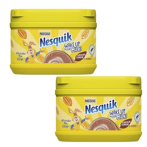 Nestle Nesquik Chocolate Milkshake, 300 g, 2 Stück (300 g x 2) von Linenvale