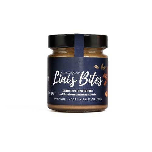 Lini's Bites Lebkuchencreme, Haselnuss-Erdmandel-Basis, 200g (1) von Lini's Bites