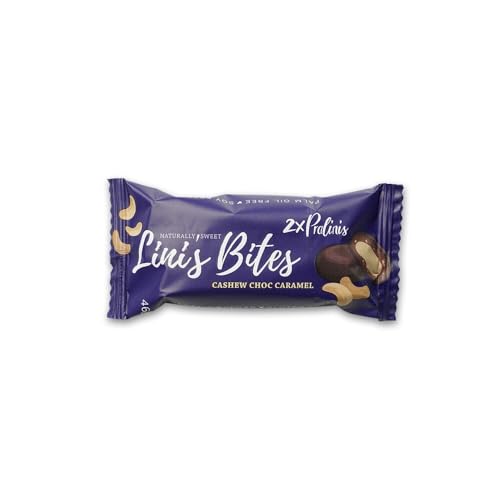 Lini's Bites Pralinis, Dattel-Kugeln, Cashew Choc Caramel, 46g von Lini's Bites