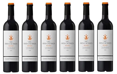 6x 0,75l - 2022er - Lionel Osmin & Cie - Villa - Des Causses - Malbec - Sud-Ouest I.G.P. - Frankreich - Rotwein trocken von Lionel Osmin & Cie