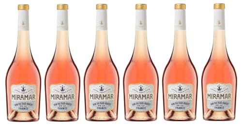 6x 0,75l - 2023er - Lionel Osmin & Cie - Miramar Rosé - Négrette - Fronton A.O.P. - Sud-Ouest - Frankreich - Rosé-Wein trocken von Lionel Osmin & Cie