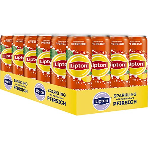 24 Dosen Lipton Ice Tea Sparkling Peach Pfirsich 24 x 0,330ml Dosen inc. 6,00€ EINWEG Pfand von Lipton