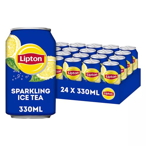 Frisdrank lipton ice tea sparkling blik 330ml | Omdoos a 24 blik x 330 milliliter | 24 stuks von Lipton