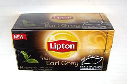 LIPTON - RICH EARL GREY - 4 x 25 Teebeutel (gesamt:100 st) von Lipton